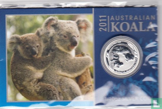 Australie 10 cents 2011 (coincard) "Koala" - Image 1