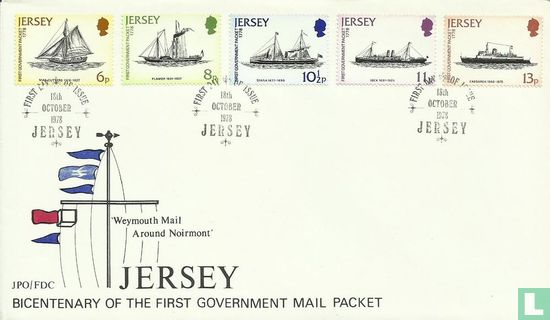 Postdienst met Groot. Brittannië 200 jaar