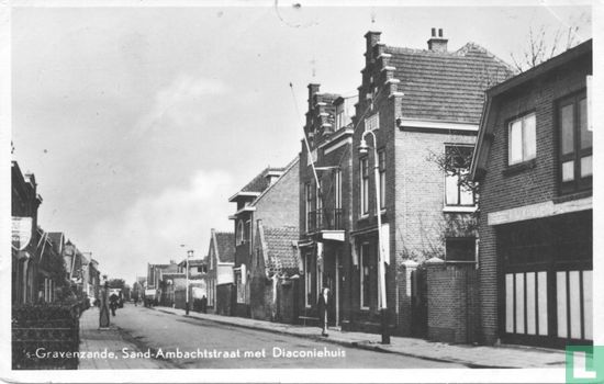  's Gravenzande, Sand-Ambachtstraat met Diaconiehuis - Image 1