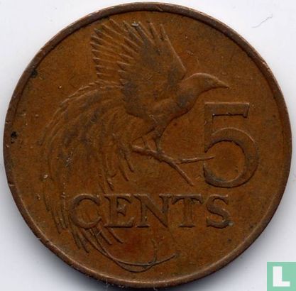 Trinidad und Tobago 5 Cent 1975 (ohne FM) - Bild 2