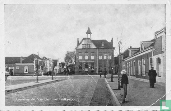 's Gravenzande, Vaartplein met Postkantoor - Image 1