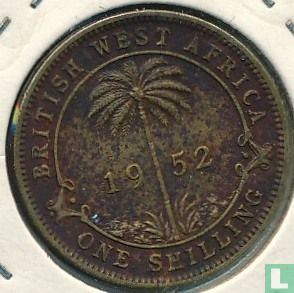 Afrique de l'Ouest britannique 1 shilling 1952 (H) - Image 1