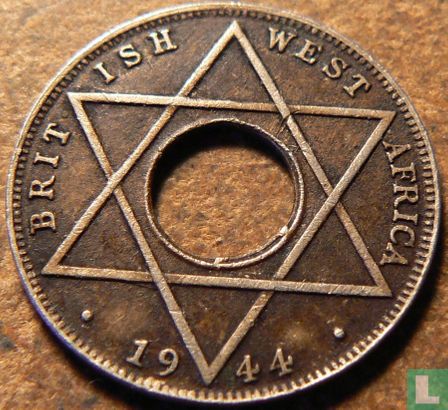 British West Africa 1/10 penny 1944 - Image 1
