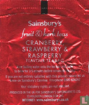 Cranberry, Strawberry & Raspberry - Afbeelding 2