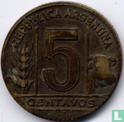 Argentinië 5 centavos 1950 - Afbeelding 2