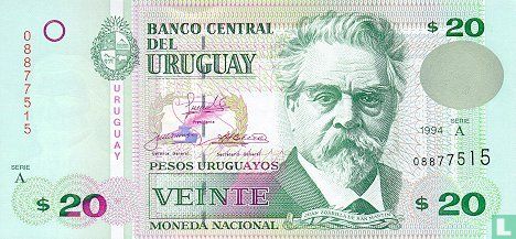 Uruguay 20 pesos