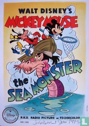 Mickey Mouse and the sea monster