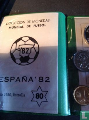 Spanje munt set 1980 (PROOF) "1982 Football World Cup in Spain" - Afbeelding 3