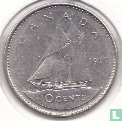 Canada 10 cents 1977 - Afbeelding 1