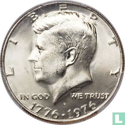 Vereinigte Staaten ½ Dollar 1976 (Kupfer-Nickel - D) "200th anniversary of Independence" - Bild 1