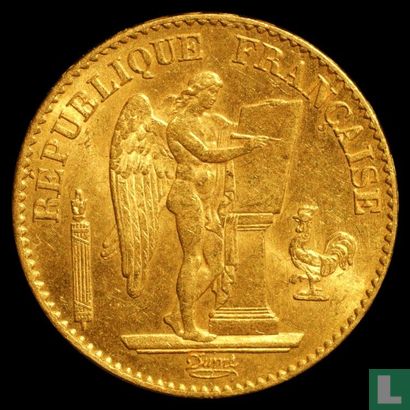 France 20 francs 1875 - Image 2
