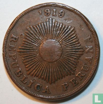 Peru 2 centavos 1919 - Image 1
