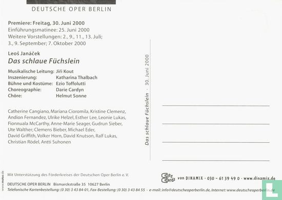 Deutsche Oper Berlin "Das schlaue Füchslein" - Bild 2