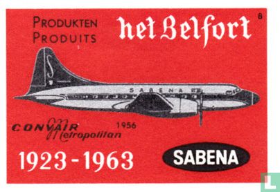 Convair Metropolitan 1956 Sabena - Afbeelding 1