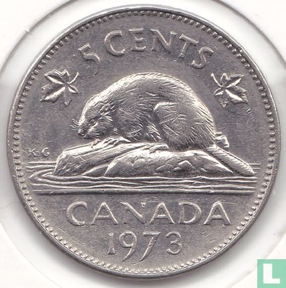 Canada 5 cents 1973 - Image 1
