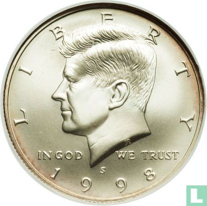 États-Unis ½ dollar 1998 (Matte PROOF) - Image 1