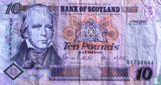 Scotland 10 Pounds sterling 1997 - Image 1