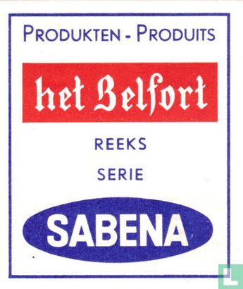 Produkten Produits het Belfort reeks serie Sabena - Afbeelding 1