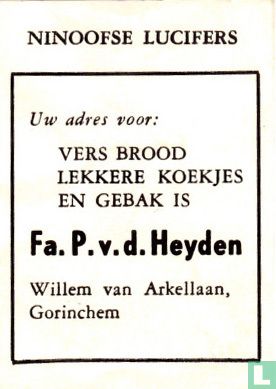Fa. P. v. d. Heyden - Afbeelding 1