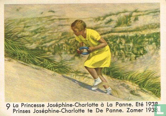 Prinses Joséphine-Charlotte te De Panne. Zomer 1938 - Image 1