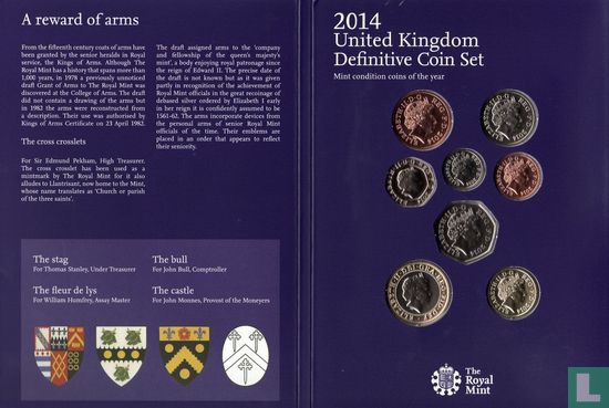 Vereinigtes Königreich KMS 2014 "Definitive coin set" - Bild 1