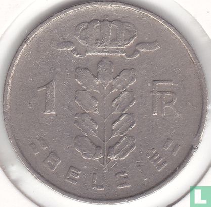 Belgium 1 franc 1951 (NLD) - Image 2
