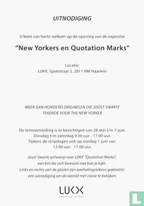 Uitnodiging "New Yorkers en Quotation Marks" - Afbeelding 2