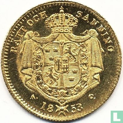 Zweden 1 dukaat 1853 - Afbeelding 1