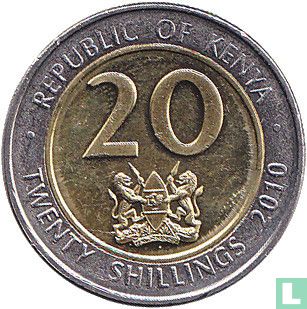 Kenia 20 Shilling 2010 - Bild 1