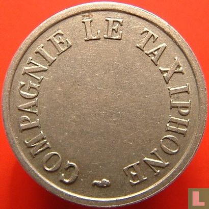 Frankrijk "Compagnie le taxiphone" B7a (19,5 mm; koper-nikkel med.slag) - Image 2