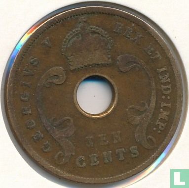 East Africa 10 cents 1928 - Image 2