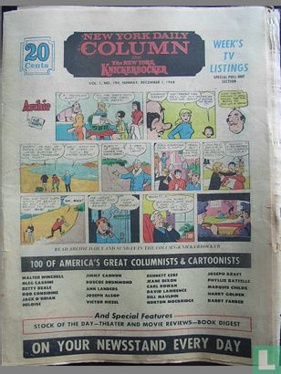 New York Daily Column and The New York Knickerbocker 194 - Image 1