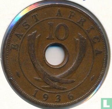 East Africa 10 cents 1936 (KN) - Image 1