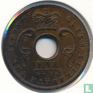 Oost-Afrika 5 cents 1955 (KN) - Afbeelding 2