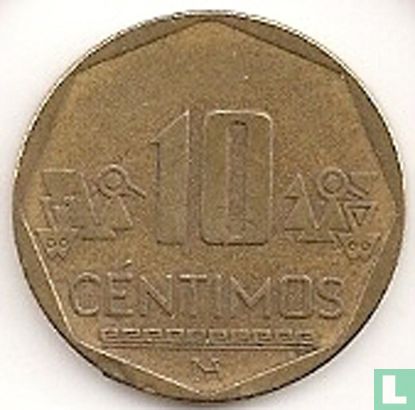 Pérou 10 céntimos 2005 - Image 2