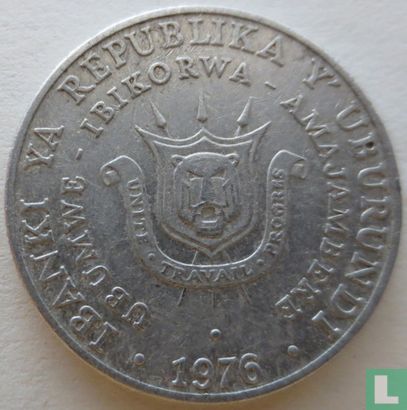 Burundi 5 francs 1976 - Afbeelding 1