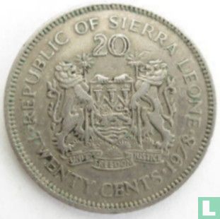 Sierra Leone 20 cents 1978 - Image 1