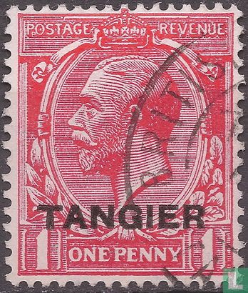 Le roi George V, avec surcharge "Tangier"