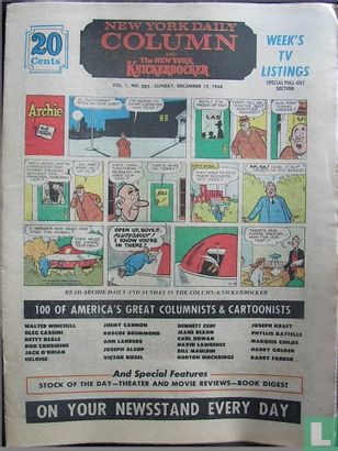New York Daily Column and The New York Knickerbocker 205 - Image 1
