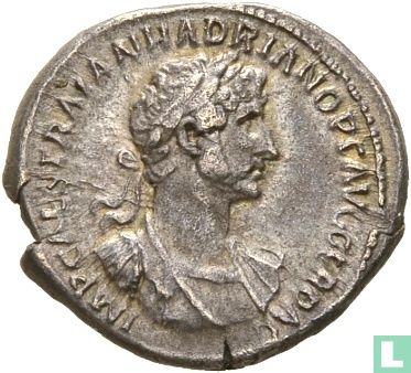Hadrianus 117-138, AR Denarius Rome 117 - Afbeelding 2