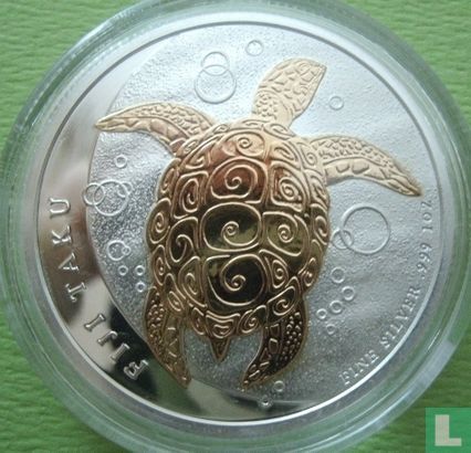 Fiji 2 dollars 2010 (PROOF) "Taku turtle" - Afbeelding 2