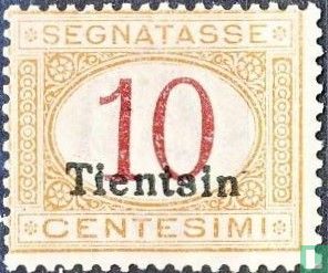 Kantoor Tientsin - portzegel