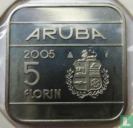 Aruba 5 florin 2005 (nickel bonded steel) - Image 1