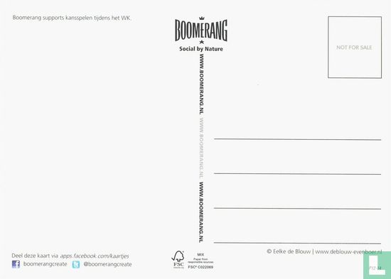 B140118 - Boomerang supports kansspelen tijdens het WK "Wie moet er bier halen?" - Image 2