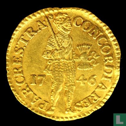 Utrecht 1 ducat 1746 - Image 1