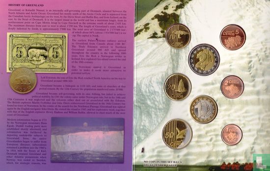 Groenland euro proefset 2004 - Afbeelding 3