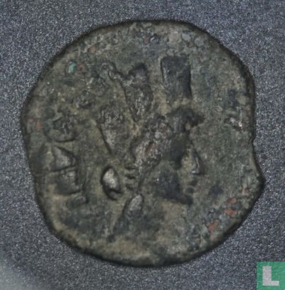 Romeinse Rijk, AE Semis, 14-37 AD, Tiberius, Carteia, Hispania - Afbeelding 1