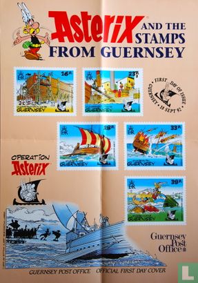 Asterix and the stamps from Guernsey