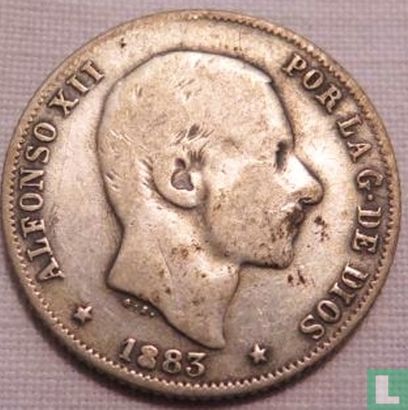 Philippines 20 centimos 1883 - Image 1