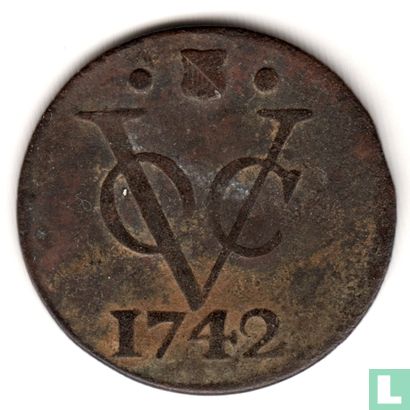 VOC 1 duit 1742 (Utrecht) - Afbeelding 1